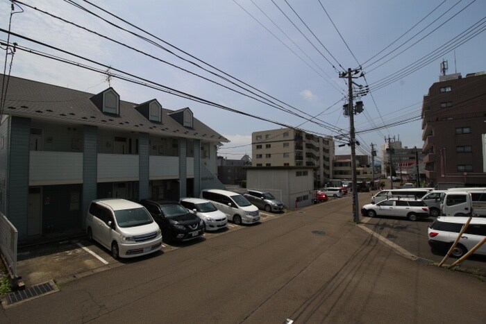 室内からの展望 第八銅谷ビル