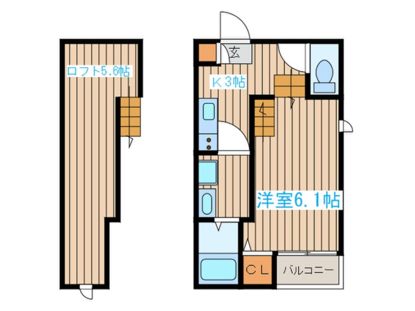間取図 ハーモニーテラス五十人町