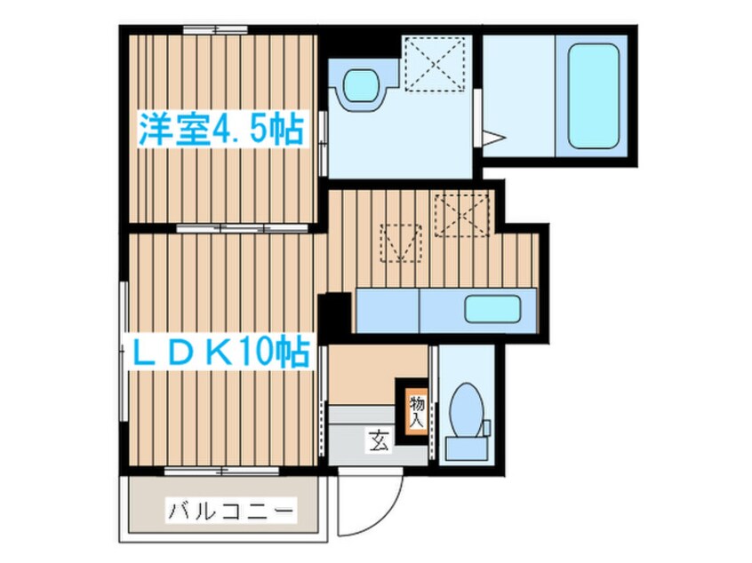 間取図 プレジール南鍛冶町