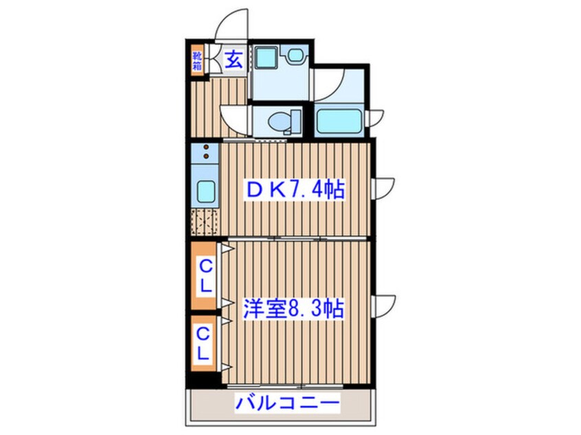 間取図 パークヒルズ榴岡