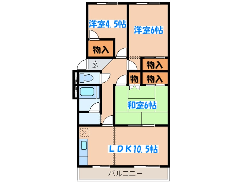 間取図 はまなすマリンパ－ク中央