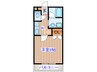 はまなすガ－デンハウス 1Kの間取り