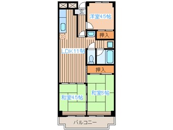 間取図 共立愛宕橋ビル