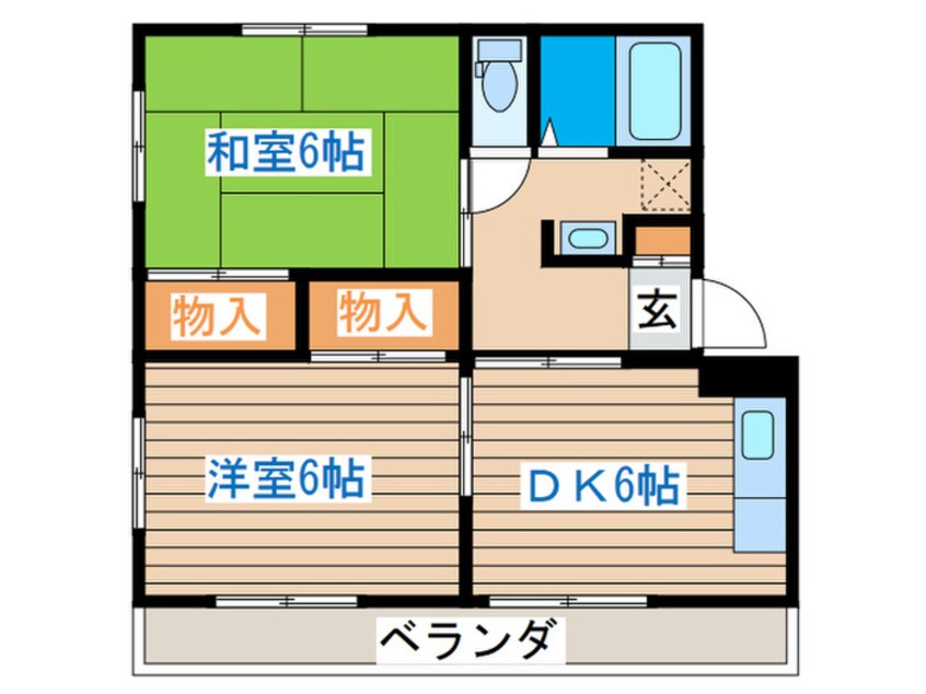 間取図 横澤コ－ポ