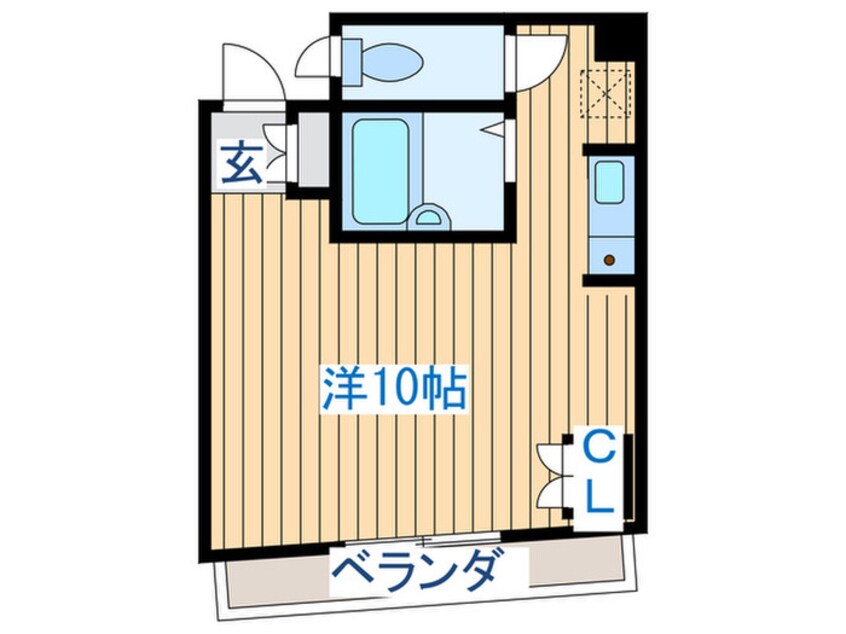 間取図 キャピタル萩野町