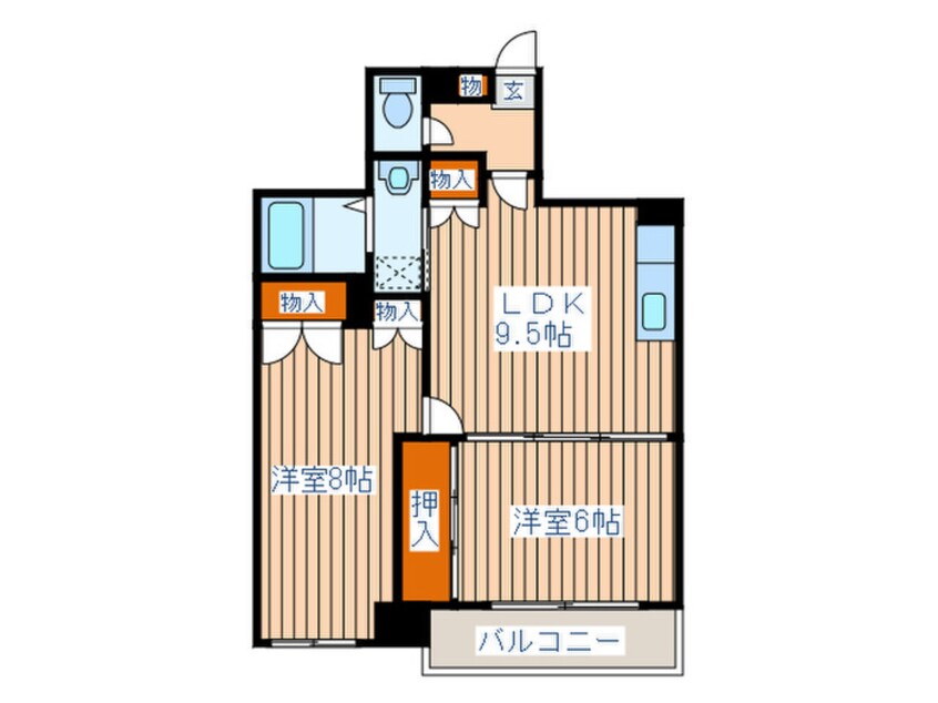 間取図 リリ－マンション１号館