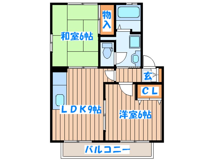 間取図 セジュ－ルラフィネ