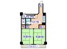 仙台ファ－ストマンション 2DKの間取り