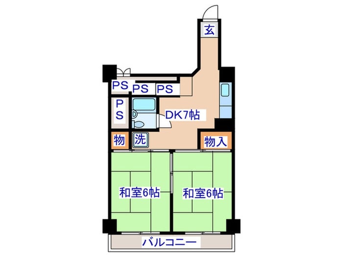 間取り図 仙台ファ－ストマンション