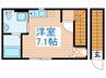 MT荒町 1Rの間取り