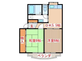 間取図 アメニティイズミ