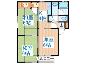 間取図 オックスフォード笠神