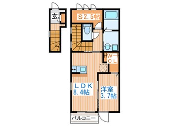 間取図 フェリ－チェ荒井Ｎ
