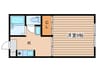 マムハイム 1Kの間取り