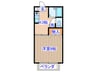 マムハイム 1Kの間取り