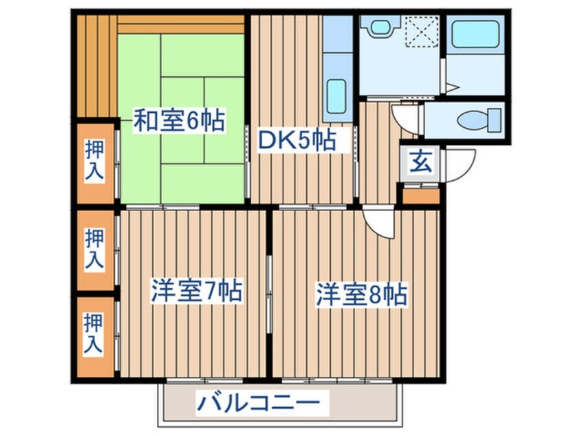 間取図 フル－ル５１