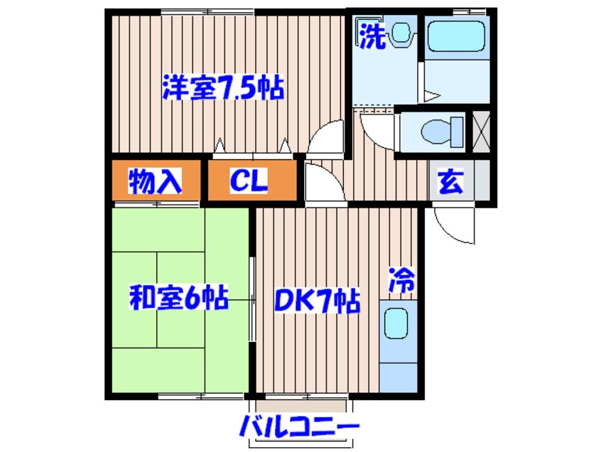 間取図 ルミエ－ルＡ