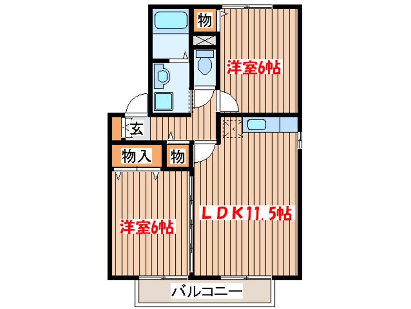 間取図 ファミリア泉