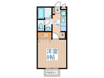 間取図 ソレイユ多賀城Ⅰ
