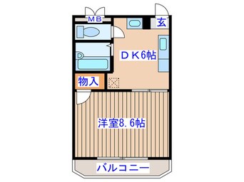 間取図 グレ－ス香澄