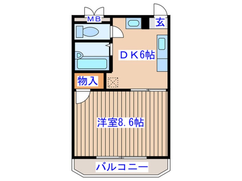 間取図 グレ－ス香澄