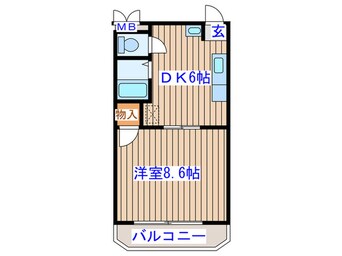 間取図 グレ－ス香澄