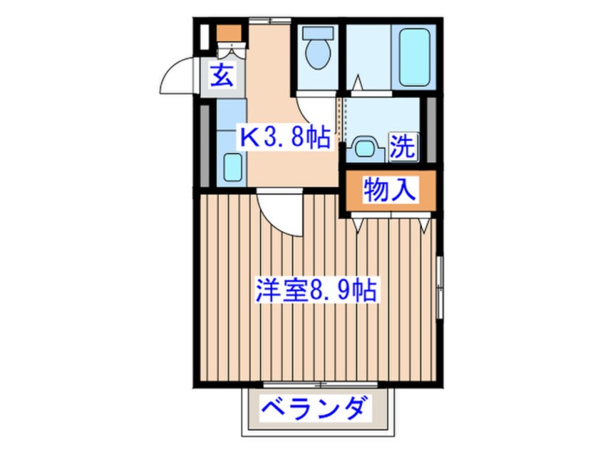 間取図 パルレ－ヴ