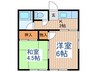 ハイム福住 2Kの間取り
