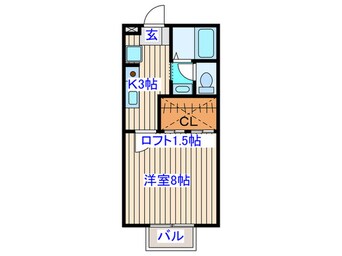 間取図 フォンテ－ヌ・中山