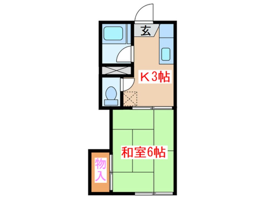 間取図 大沼アパ－ト