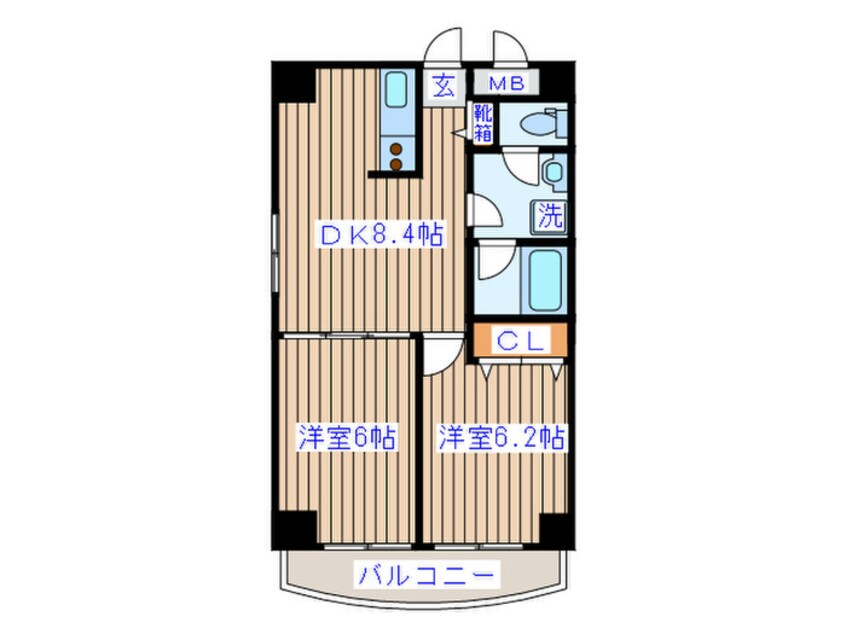 間取図 Ｋ－１二日町