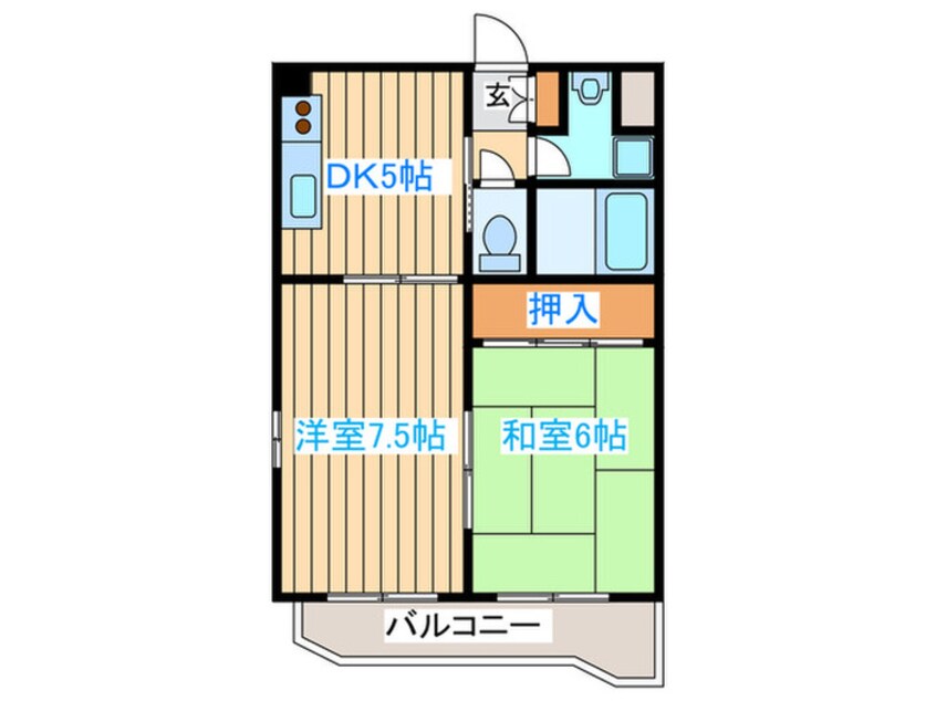 間取図 ボヌ－ルⅠ