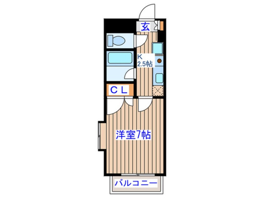間取図 リエス台原