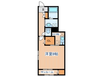 間取図 ラフレシール鶴ヶ谷東