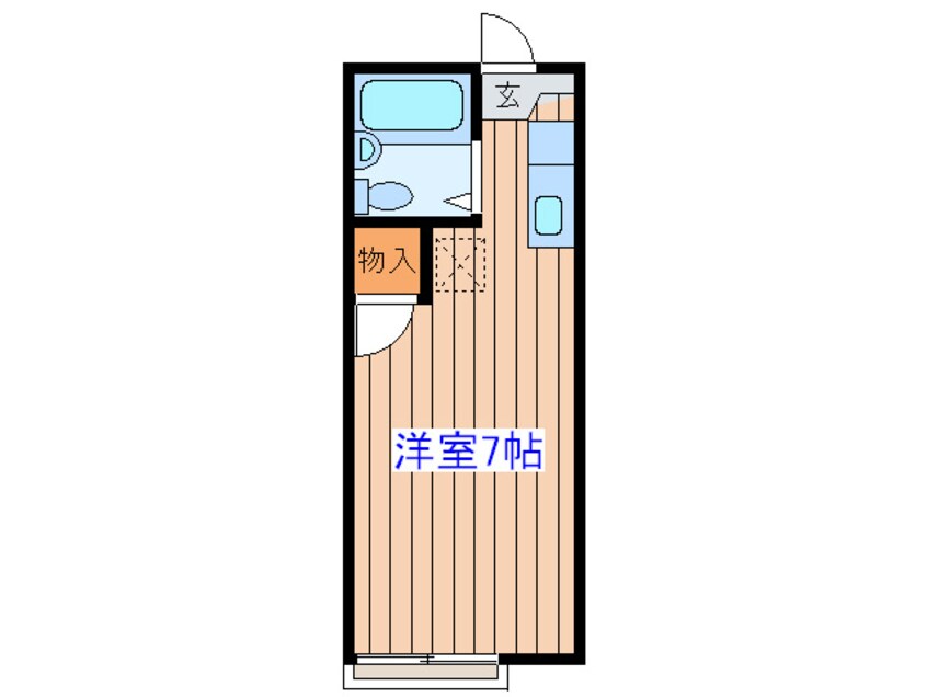 間取図 コ－ポラス五輪