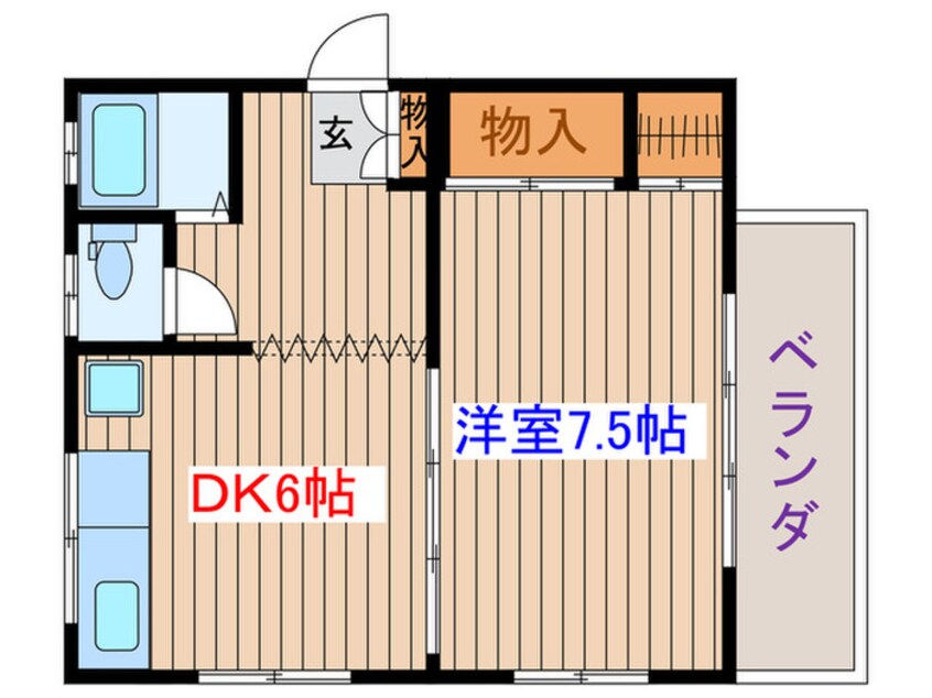 間取図 コ－ポけやき