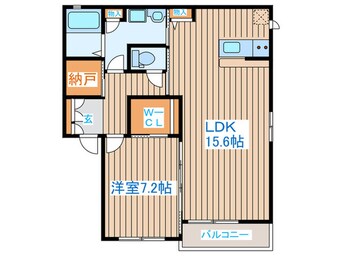 間取図 ヴィラ・アジュールＢ