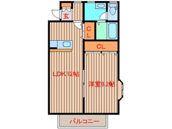 間取図 アヴァンセ栗生