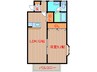 アヴァンセ栗生 1LDKの間取り