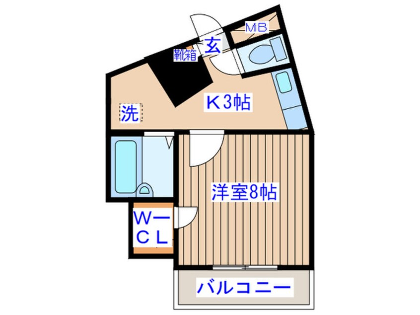 間取図 第２Ｔ．Ｔ．コーポ