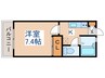 ﾘｰﾌサイドビレッジB棟 1Kの間取り