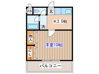 間取図 シャロ－ム原町