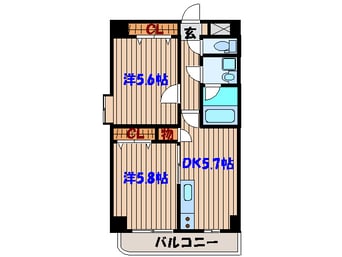 間取図 アプリコット・Ｇ