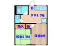 白梅荘の間取図