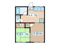 白梅荘の間取図