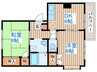 ドエルⅠ 2DKの間取り
