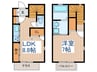 ハイネス福住 1LDKの間取り