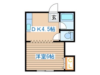 間取図 コ－ポ古川