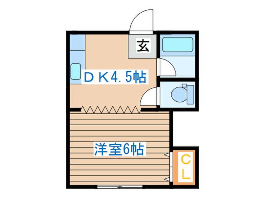 間取図 コ－ポ古川