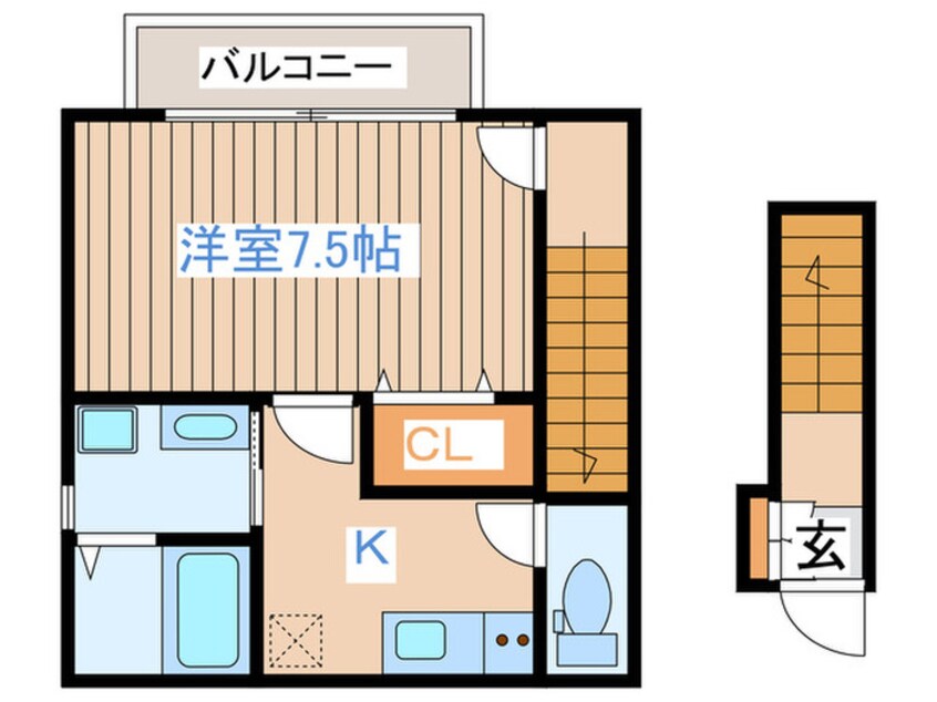 間取図 アスコット荒井東B